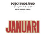 Dutch Doobadoo Dutch Planner Stencil A5 Januari (470.784.356)