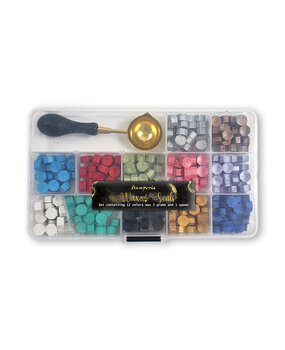 Stamperia Wax And Seals Wax Set (12 colors x5gr + spoon) (WAXSKIT)