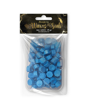 Stamperia Light Blue Wax And Seals (Wax Refill 20gr) (WAXC03)