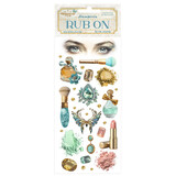 Stamperia Masquerade Rub-On 4x8,5 Inch Beauty (DFLRB141) (DISCONTINUED) Stamperia Masquerade Rub-On 4x8,5 Inch Beauty (DFLRB141) (DISCONTINUED)