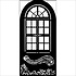 Masquerade Thick Stencil 12x25cm Window (KSTDL113)