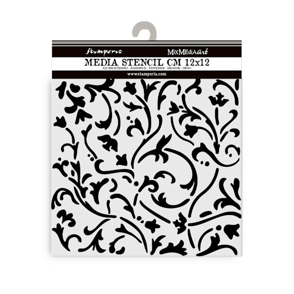 Stamperia Masquerade Thick Stencil 12x12cm Ornaments (KSTDS11) Stamperia Masquerade Thick Stencil 12x12cm Ornaments (KSTDS11)