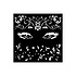 Masquerade Thick Stencil 12x12cm Eyes (KSTDS12) Masquerade Thick Stencil 12x12cm Eyes (KSTDS12)