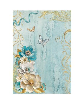 Stamperia Masquerade A4 Rice Paper Flowers Corner (6pcs) (DFSA4986) Stamperia Masquerade A4 Rice Paper Flowers Corner (6pcs) (DFSA4986)