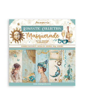 Stamperia Masquerade 12x12 Inch Paper Pack (SBBL165) Stamperia Masquerade 12x12 Inch Paper Pack (SBBL165)