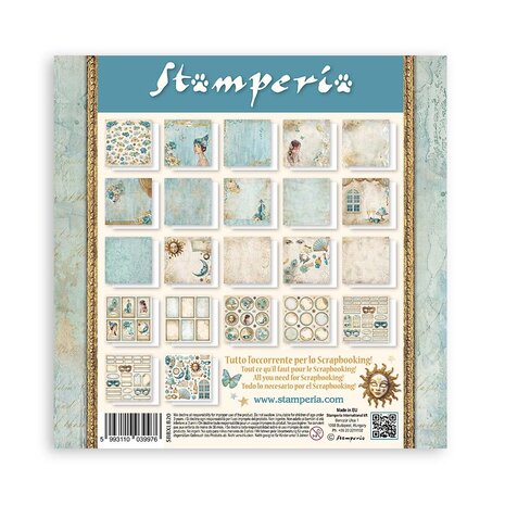 Stamperia Masquerade 12x12 Inch Paper Pack Maxi (Single Face) (SBBXLB20) Stamperia Masquerade 12x12 Inch Paper Pack Maxi (Single Face) (SBBXLB20)