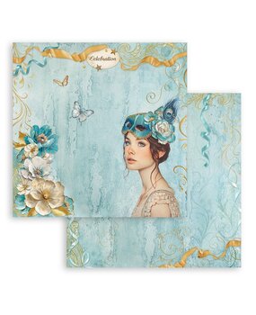Stamperia Masquerade 12x12 Inch Paper Sheets Celebration Lady (10pcs) (SBB1044) (DISCONTINUED) Stamperia Masquerade 12x12 Inch Paper Sheets Celebration Lady (10pcs) (SBB1044) (DISCONTINUED)