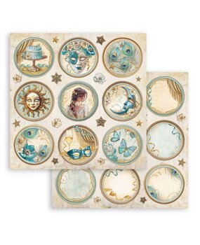 Stamperia Masquerade 12x12 Inch Paper Sheets Rounds (10pcs) (SBB1047) Stamperia Masquerade 12x12 Inch Paper Sheets Rounds (10pcs) (SBB1047)