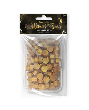 Stamperia Light Gold Wax And Seals (Wax Refill 20gr) (WAXC11)