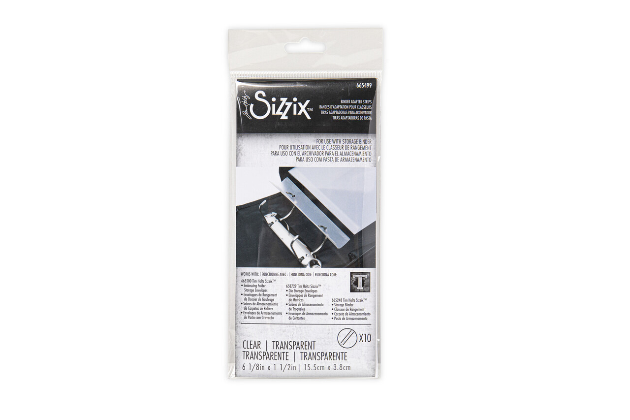 Sizzix Binder Adapter Strips by Tim Holtz (10pcs) (665499) Sizzix Binder Adapter Strips by Tim Holtz (10pcs) (665499)