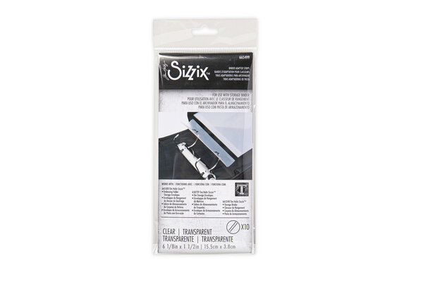 Sizzix Binder Adapter Strips by Tim Holtz (10pcs) (665499) Sizzix Binder Adapter Strips by Tim Holtz (10pcs) (665499)