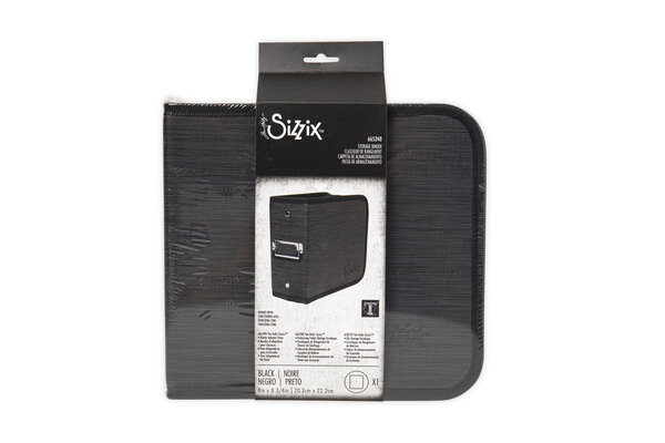 Sizzix Storage Binder 8x8 3/4 Inch - Black by Tim Holtz (665248)
