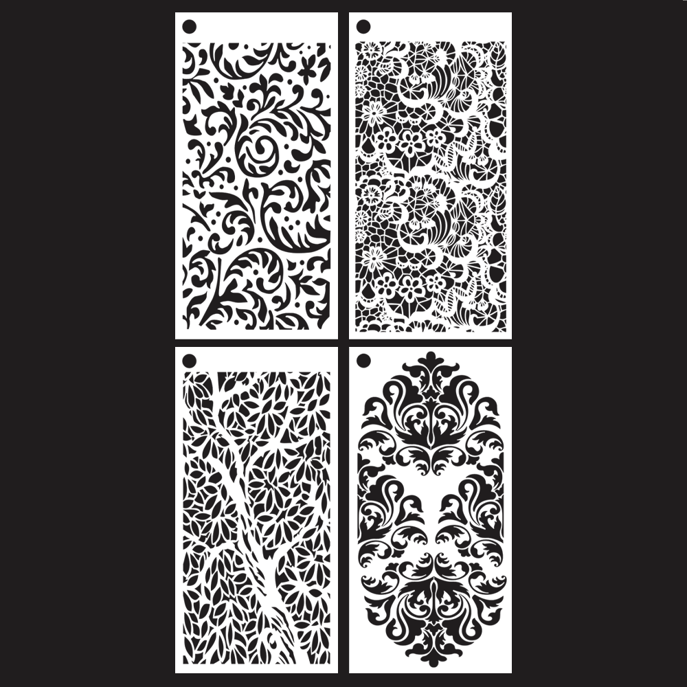 Elizabeth Craft Designs Hinged To The Past Stencils Journal 6 (S055)