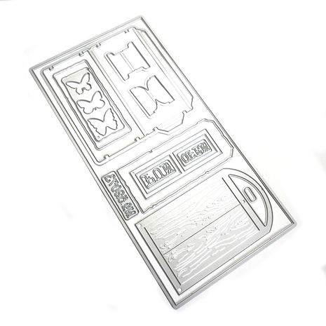 Elizabeth Craft Designs Hinged To The Past Die Shielded Window (2211) Elizabeth Craft Designs Hinged To The Past Die Shielded Window (2211)