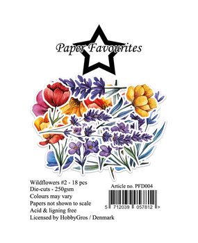 Paper Favourites Die-Cuts Wildflowers #2 (18pcs) (PFD004)