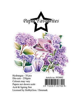 Paper Favourites Die-Cuts Hydrangea (16pcs) (PFD002)