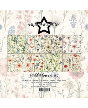 Paper Favourites Wild Flower 12x12 Inch Paper Pack (PF723)