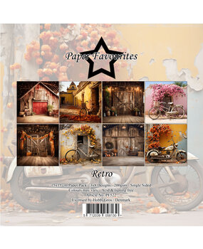 Paper Favourites Retro 6x6 Inch Paper Pack (PF522)