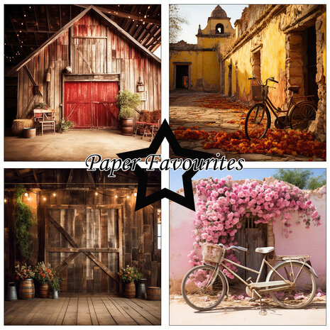 Paper Favourites Retro 6x6 Inch Paper Pack (PF522)