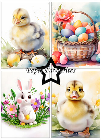 Paper Favourites Cute Easter A6 Paper Pack (PFA564)