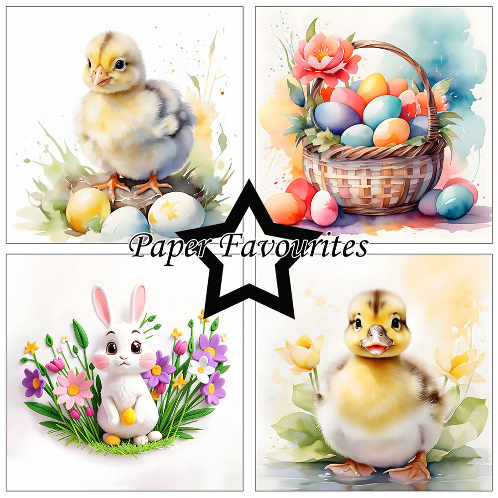Paper Favourites Cute Easter 6x6 Inch Paper Pack (PF523)