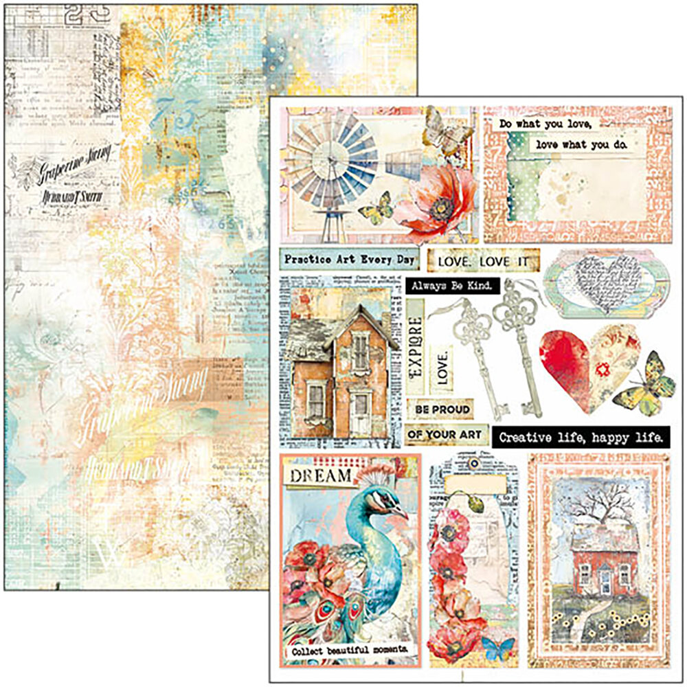 Ciao Bella Majestic Dream A4 Creative Pad (9pcs) (CBCL084) (DISCONTINUED)