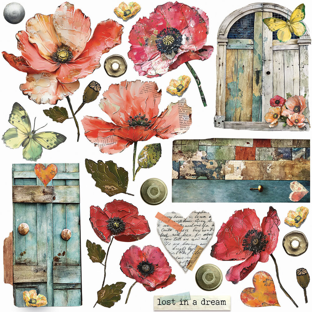 Ciao Bella Majestic Dream 6x6 Inch Vellum Fussy Cut (6pcs) (CBVQ023) Ciao Bella Majestic Dream 6x6 Inch Vellum Fussy Cut (6pcs) (CBVQ023)