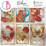 Ciao Bella Majestic Dream 6x6 Inch Deluxe Paper Silver (5pcs) (CBDQ018)