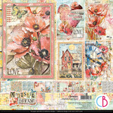 Ciao Bella Majestic Dream 12x12 Inch Paper Pad (12pcs) (CBPM084) (DISCONTINUED)
