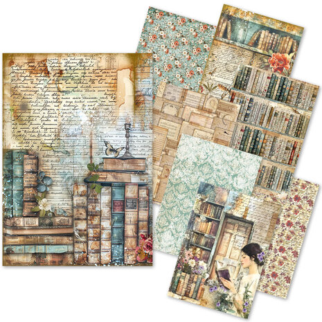 Ciao Bella Book Lovers A5 Rice Paper Mixed (8pcs) (CBRS008) (DISCONTINUED) Ciao Bella Book Lovers A5 Rice Paper Mixed (8pcs) (CBRS008) (DISCONTINUED)