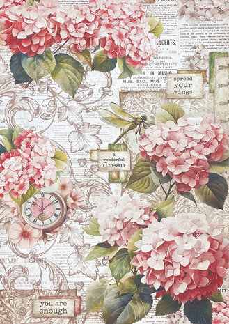 Ciao Bella Timeless Moments A4 Deluxe Paper Gold (5pcs) (CBD017)