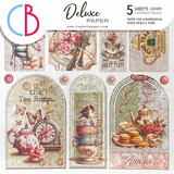 Ciao Bella Timeless Moments 6x6 Inch Deluxe Paper Silver (5pcs) (CBDQ017)