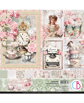 Ciao Bella Timeless Moments 12x12 Inch Paper Pad (12pcs) (CBPM083)