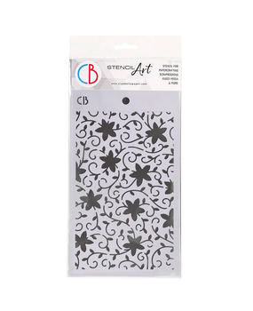 Ciao Bella Timeless Moments 5x8 Inch Texture Stencil Vintage Filigree Pattern (MS123) (DISCONTINUED)