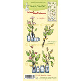 Leane Creatief LeCreaDesign Combi Clear Stamp Flowers & Vases (55.9358) (DISCONTINUED)