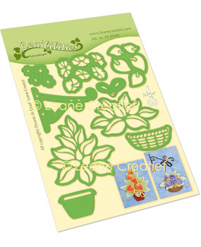 Leane Creatief Lea'bilitieCut And Embossing Die Flowers with Vase & Basket (45.9440) (DISCONTINUED)