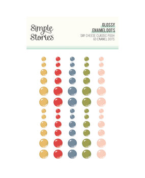 Simple Stories Say Cheese Classic Pooh Glossy Enamel Dots (23930)