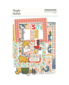 Simple Stories Say Cheese Classic Pooh Chipboard Frames (23927)
