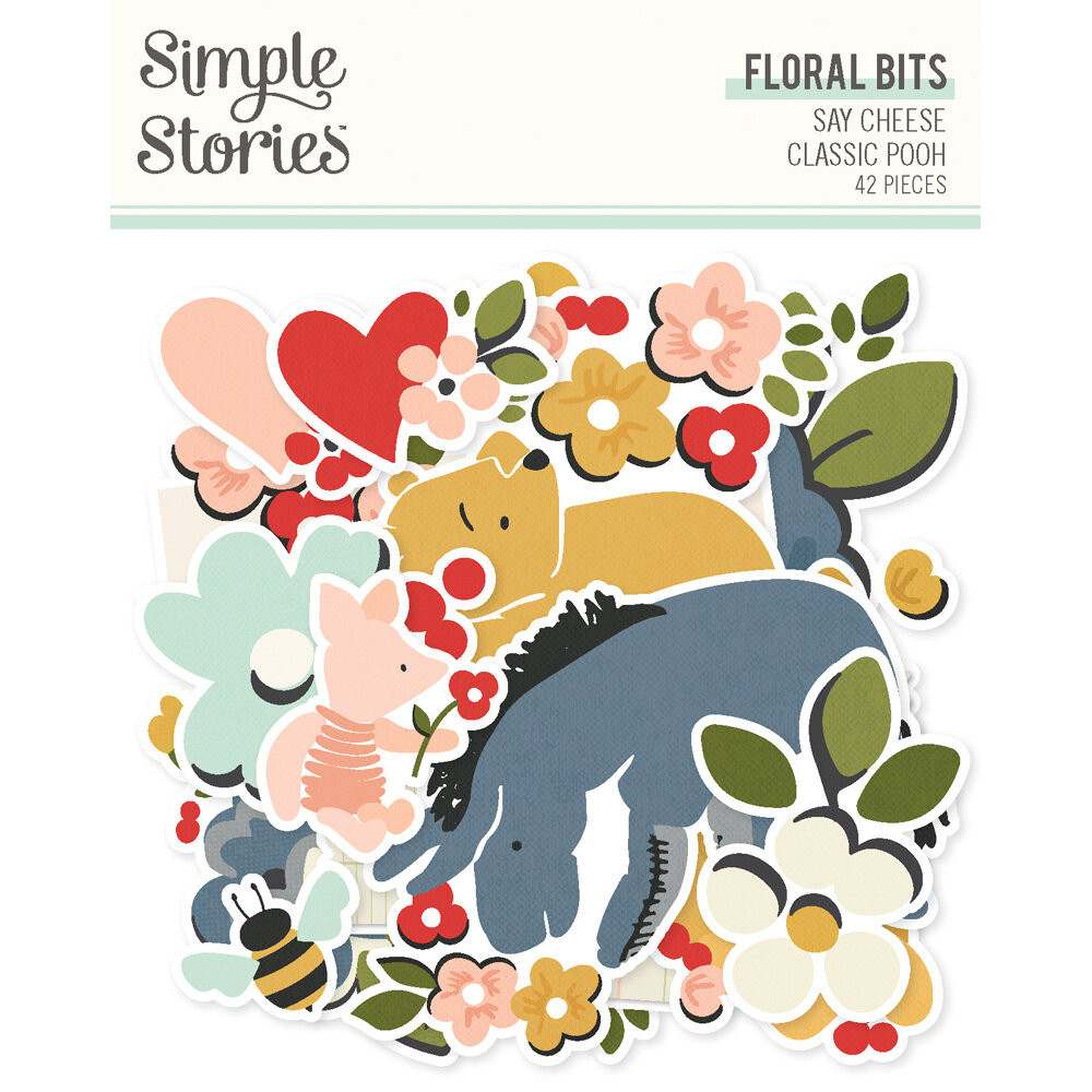 Simple Stories Say Cheese Classic Pooh Floral Bits & Pieces (23923)