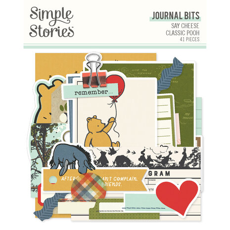 Simple Stories Say Cheese Classic Pooh Journal Bits & Pieces (23922)