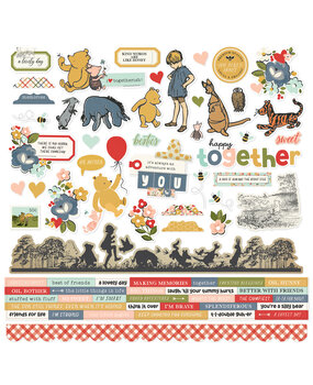 Simple Stories Say Cheese Classic Pooh Cardstock Stickers (23902)