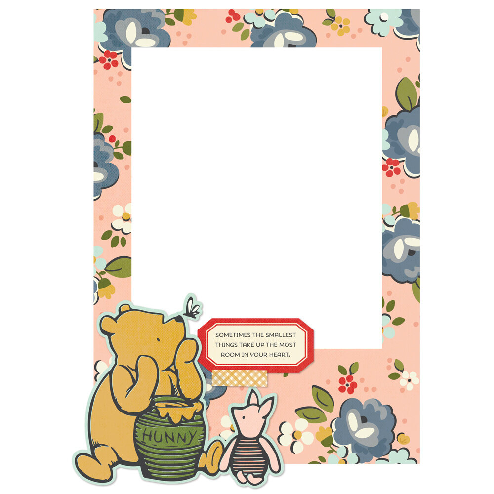 Simple Stories Say Cheese Classic Pooh Chipboard Frames (23927)