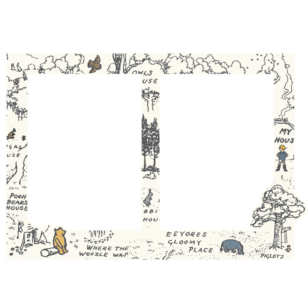 Simple Stories Say Cheese Classic Pooh Chipboard Frames (23927)
