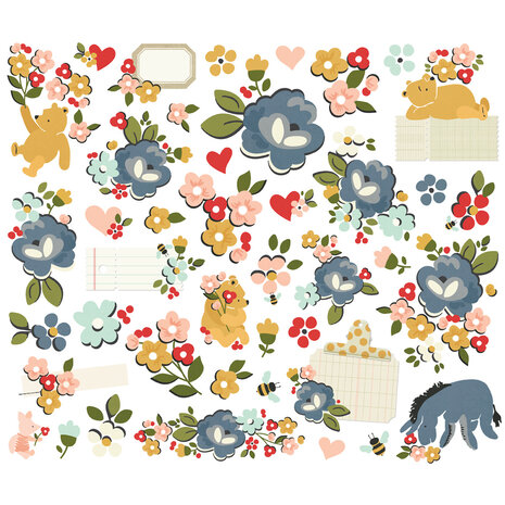 Simple Stories Say Cheese Classic Pooh Floral Bits & Pieces (23923)