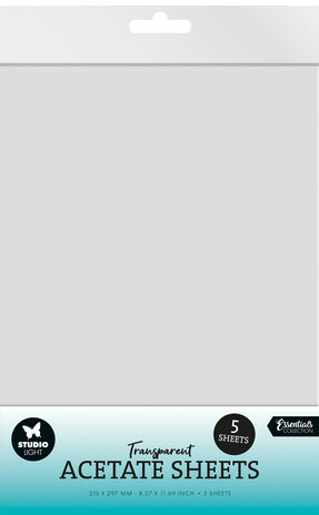 Studio Light Acetate Sheets A4 Transparent (5pcs) (SL-ES-ACS13) (BASIC)