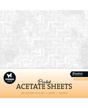 Studio Light Textured Patterns 8x8 Inch Printed Acetate Sheets (SL-ES-ACS11) (DISCONTINUED)