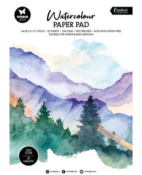 Studio Light Watercolour A4 Paper Pad (SL-CO-PP280) (BASIC)