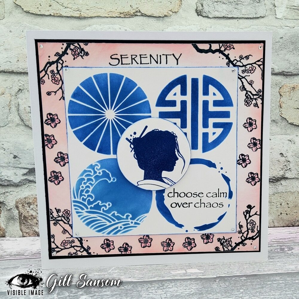 Visible Image Art Spheres #2 6x6 Inch Stencil (VIS-AS2-03)