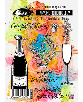 Visible Image Anyone For Bubbles A6 Stamp Set (VIS-AFB-01)