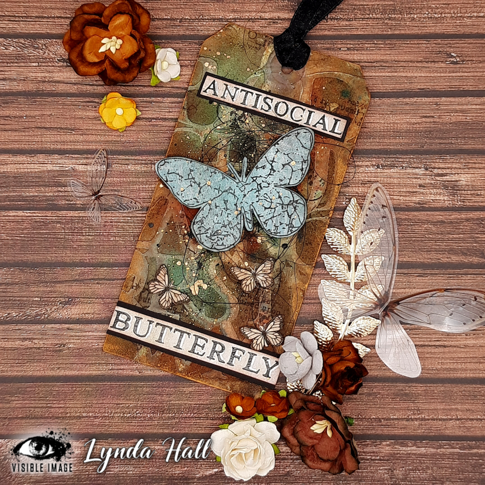 Visible Image Antisocial Butterfly A6 Stamp Set (VIS-ANB-01) Visible Image Antisocial Butterfly A6 Stamp Set (VIS-ANB-01)